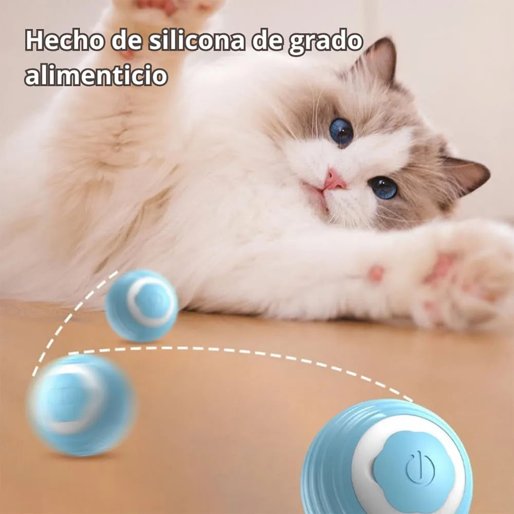🥎 Pelota para Gatos con Movimiento Inteligente